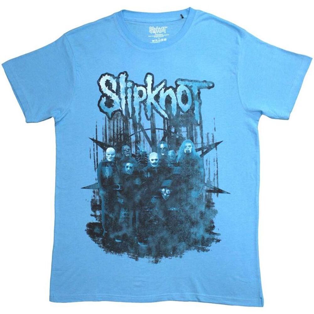 Slipknot Unisex Adult The End So Far Band Back Print T-Shirt / Blue